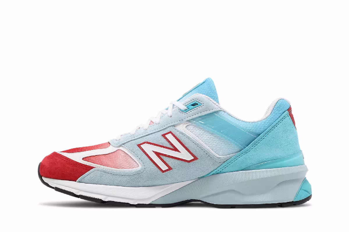 New Balance 990v5 Made in USA Ice Blue, view 4