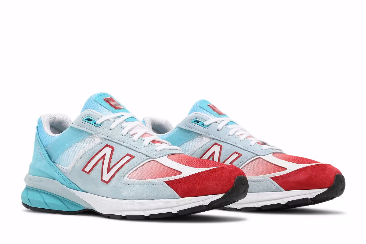 New Balance 990v5 Made in USA Ice Blue, view 9