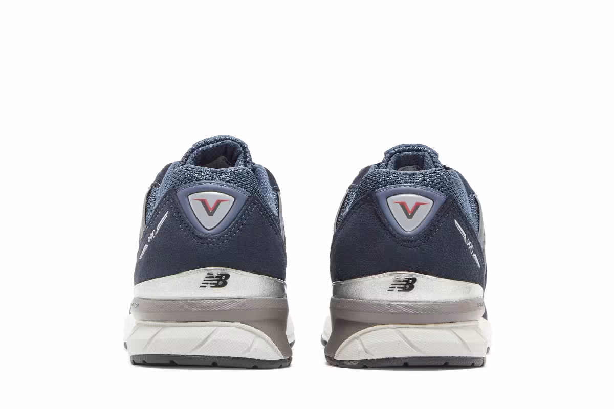 New Balance 990v5 Big Kid Navy, view 7