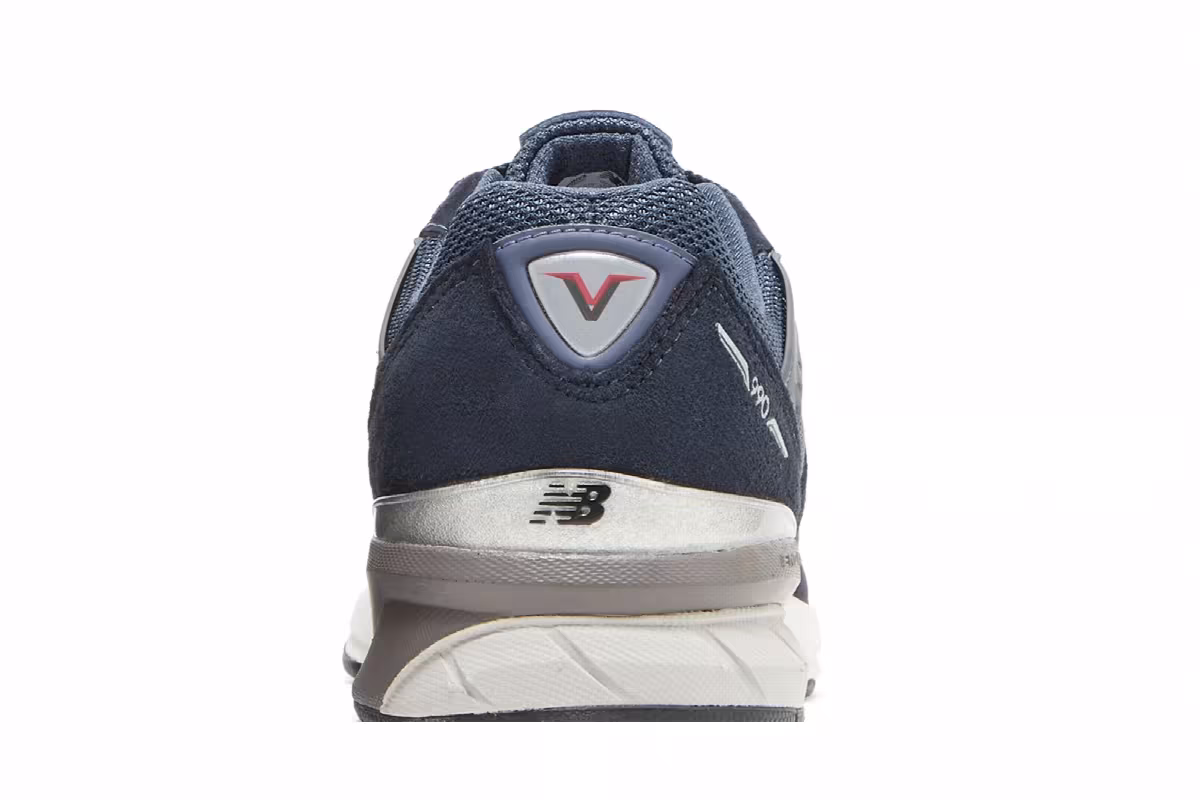 New Balance 990v5 Big Kid Navy, view 8