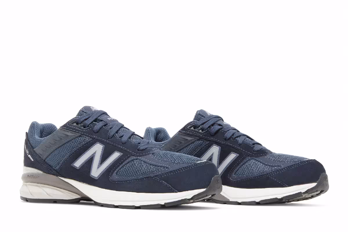 New Balance 990v5 Big Kid Navy, view 9