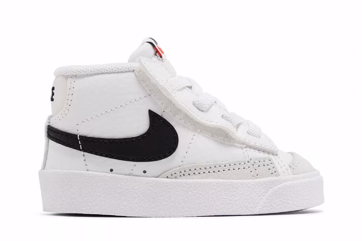 Nike Blazer Mid White Orange, view 2