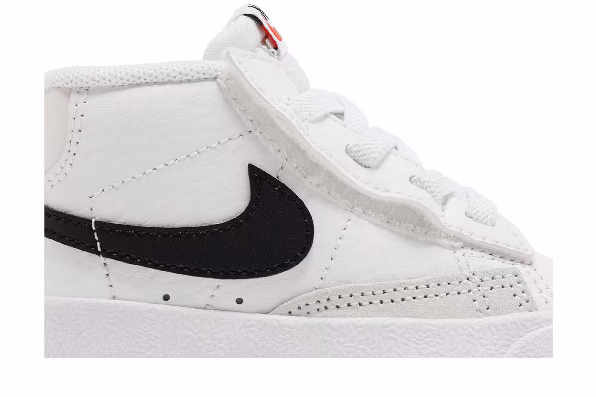 Nike Blazer Mid White Orange, view 3