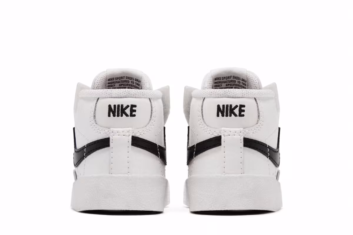 Nike Blazer Mid White Orange, view 7