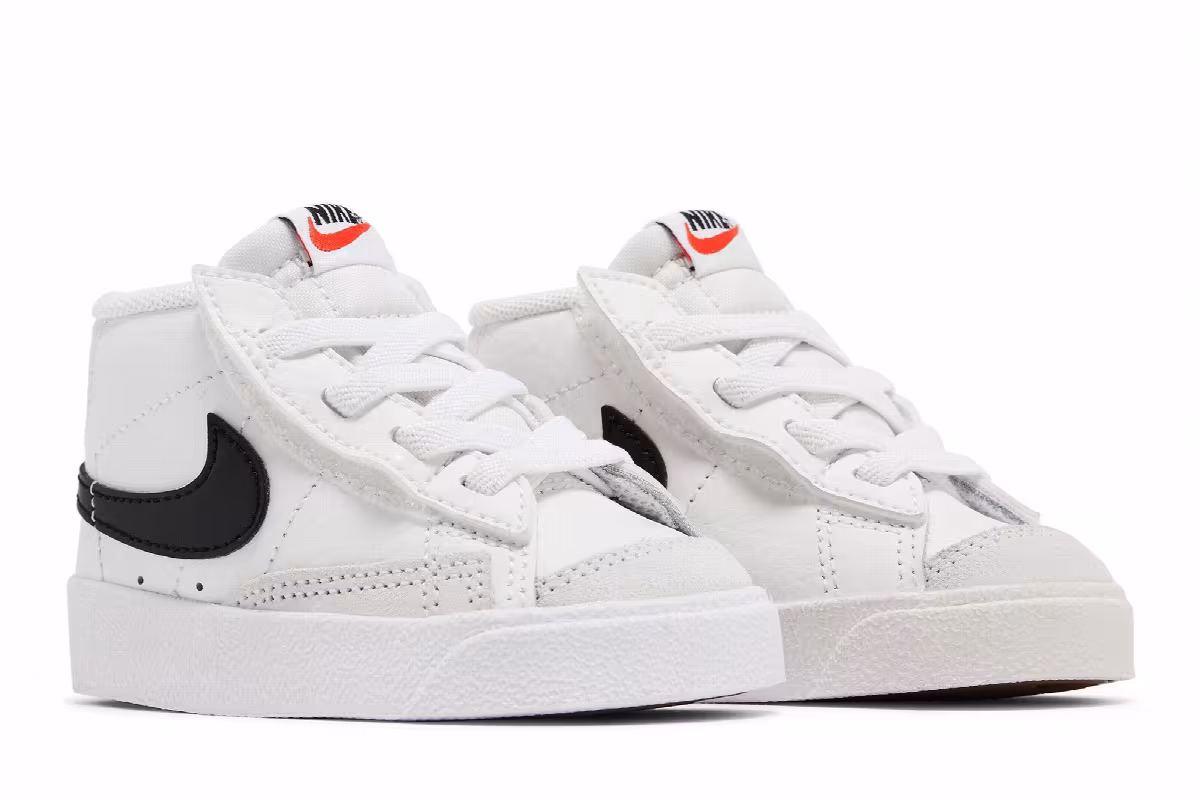 Nike Blazer Mid White Orange, view 9