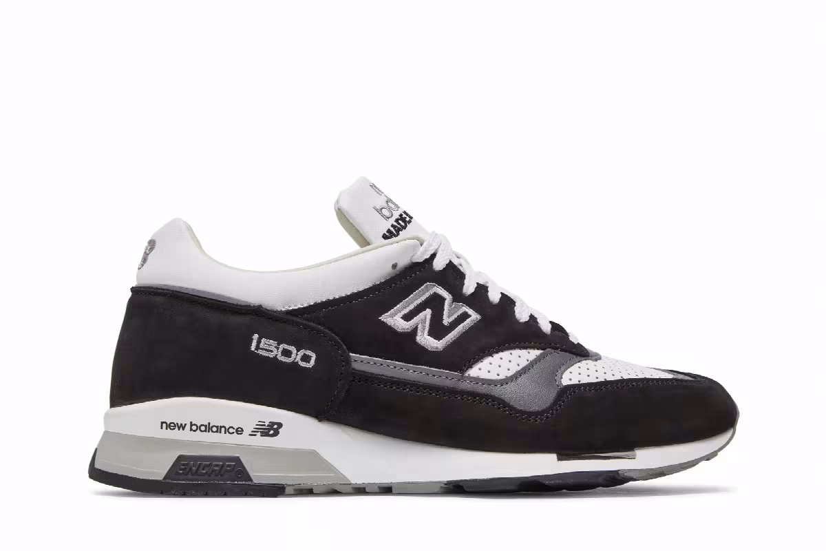 New Balance 1500 Made in England Black White, view 2