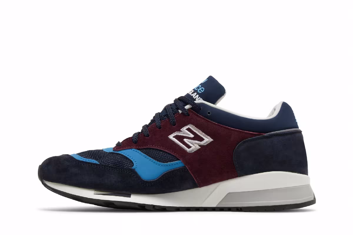 New Balance 1500 Made In England Navy Burgundy, view 4