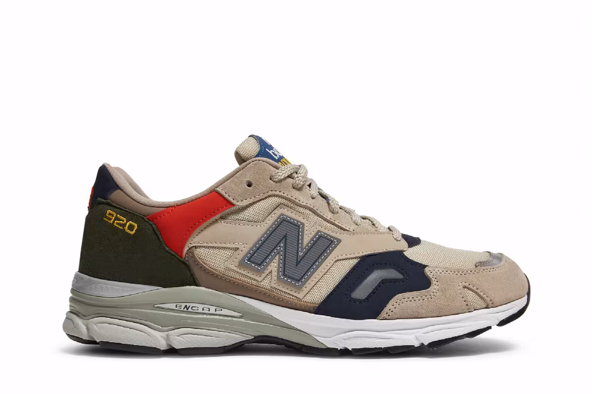New Balance 920 Made in England Sand Dark Green, view 2