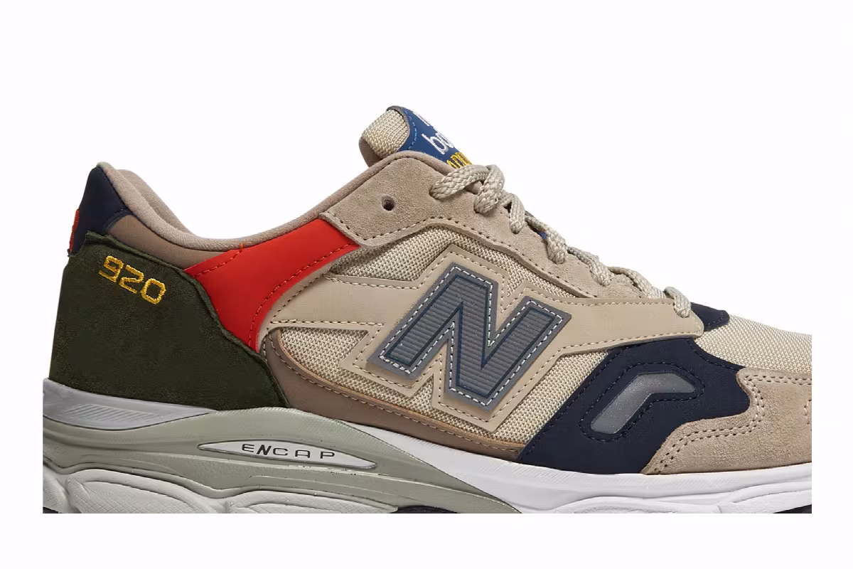 New Balance 920 Made in England Sand Dark Green, view 3
