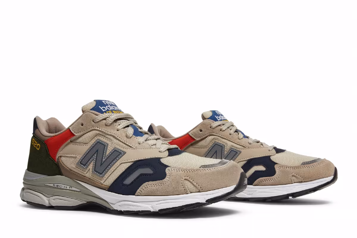 New Balance 920 Made in England Sand Dark Green, view 9