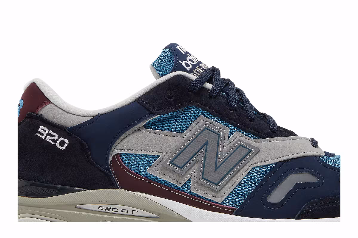 New Balance 920 Made In England Navy Burgundy, view 3