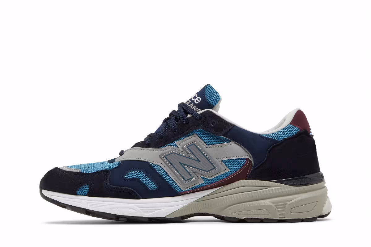 New Balance 920 Made In England Navy Burgundy, view 4