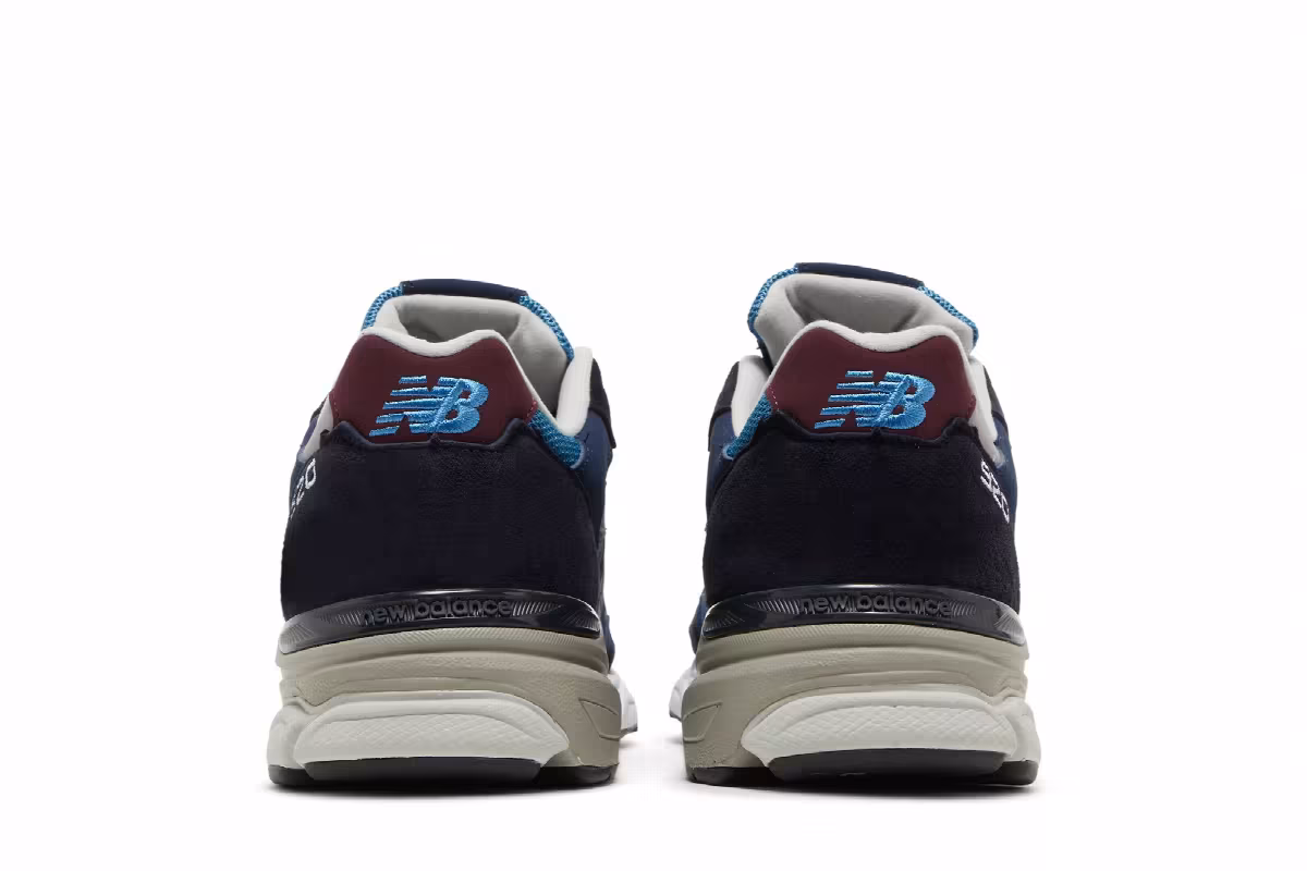 New Balance 920 Made In England Navy Burgundy, view 7