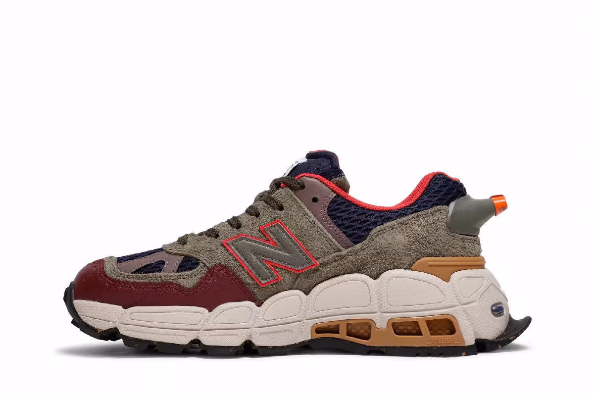 Salehe Bembury x New Balance 574 YURT Team Forest Green, view 4