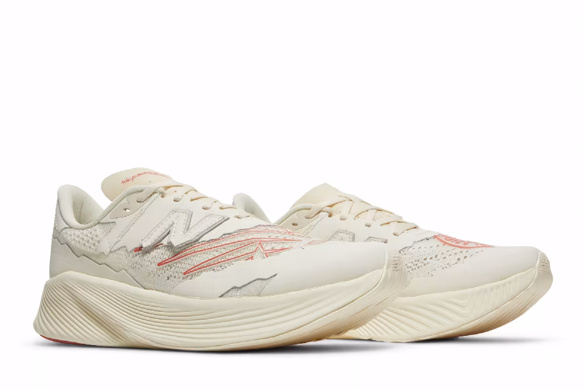 Stone Island x Tokyo Design Studio x New Balance FuelCell RC Elite v2 White, view 9