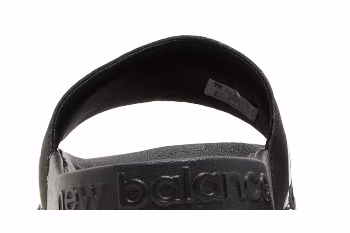 New Balance 200 Slides Black, view 8