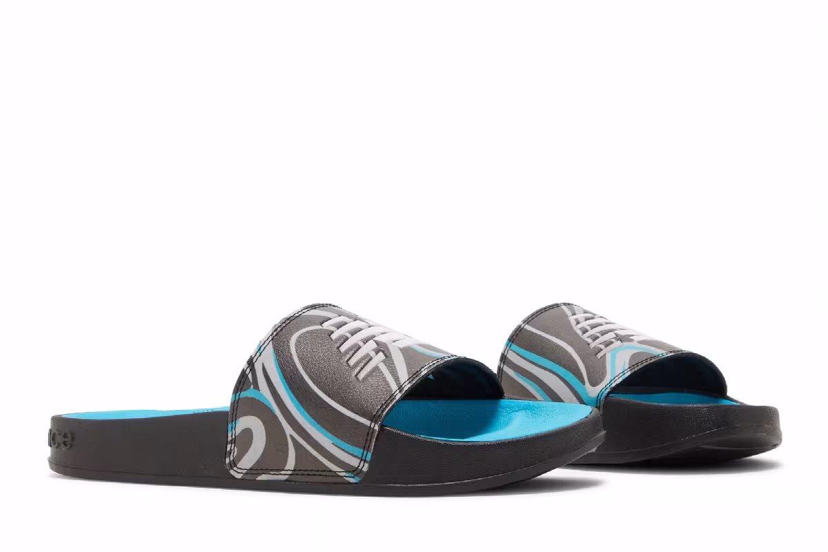 New Balance 200 Slides Black Virtual Sky, view 9