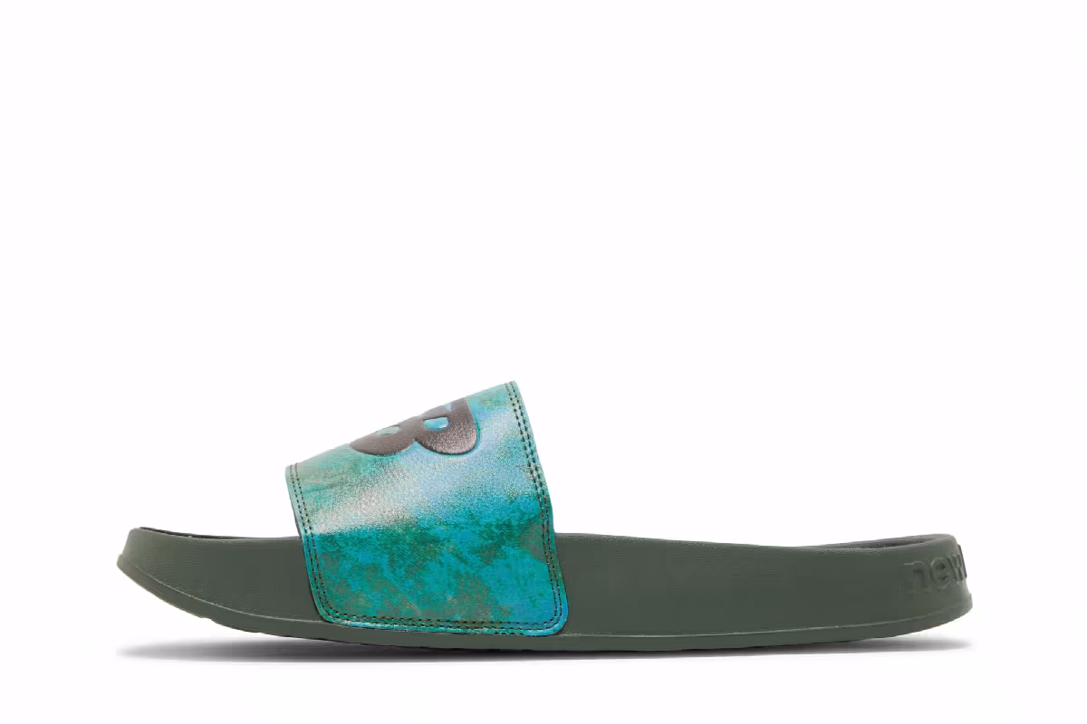 New Balance 200 Slides Oak Leaf Green, view 4