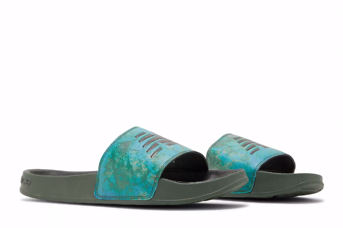 New Balance 200 Slides Oak Leaf Green, view 9