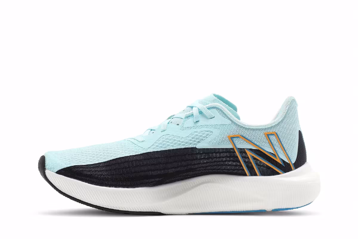 New Balance FuelCell Rebel v2 Black Pale Blue, view 4