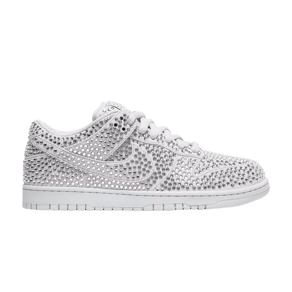 Cactus Plant Flea Market x Swarovski x Nike Dunk Low Pure Platinum
