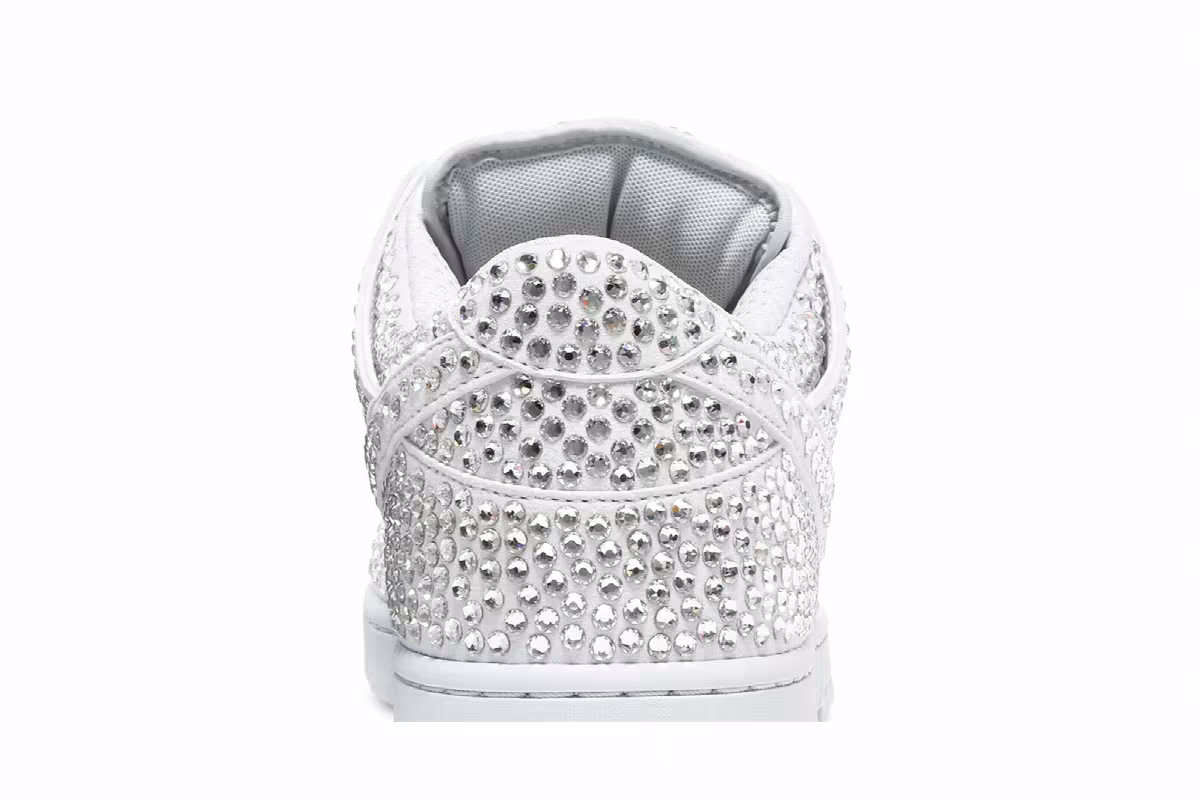 Cactus Plant Flea Market x Swarovski x Nike Dunk Low Pure Platinum, view 8