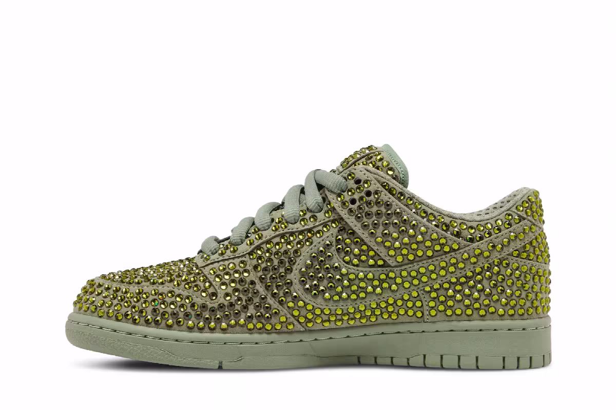 Cactus Plant Flea Market x Swarovski x Nike Dunk Low Spiral Sage, view 4