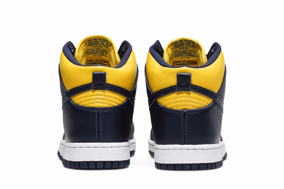 Nike Men's Dunk High SP Michigan 2020, view 7