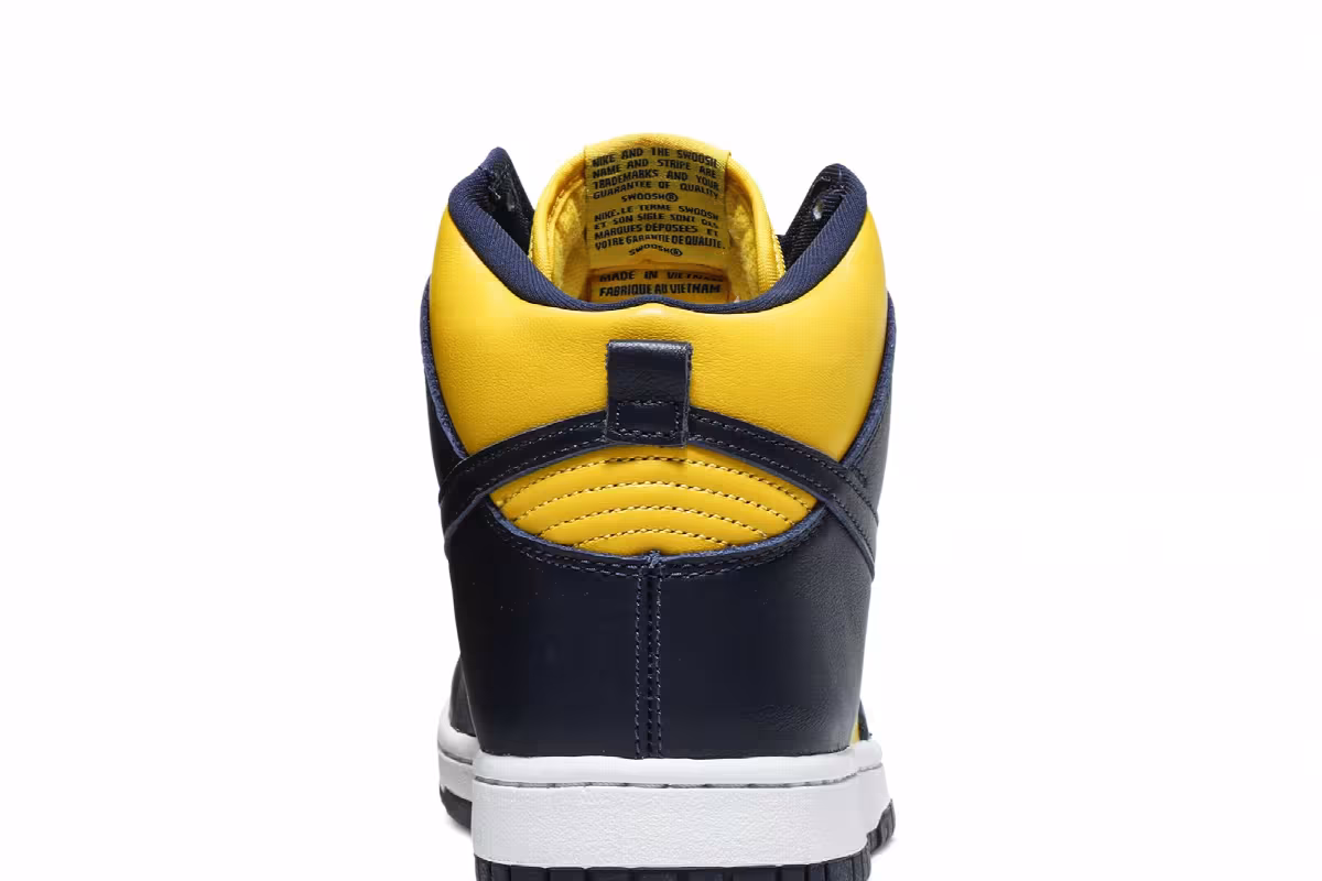 Nike Men's Dunk High SP Michigan 2020, view 8