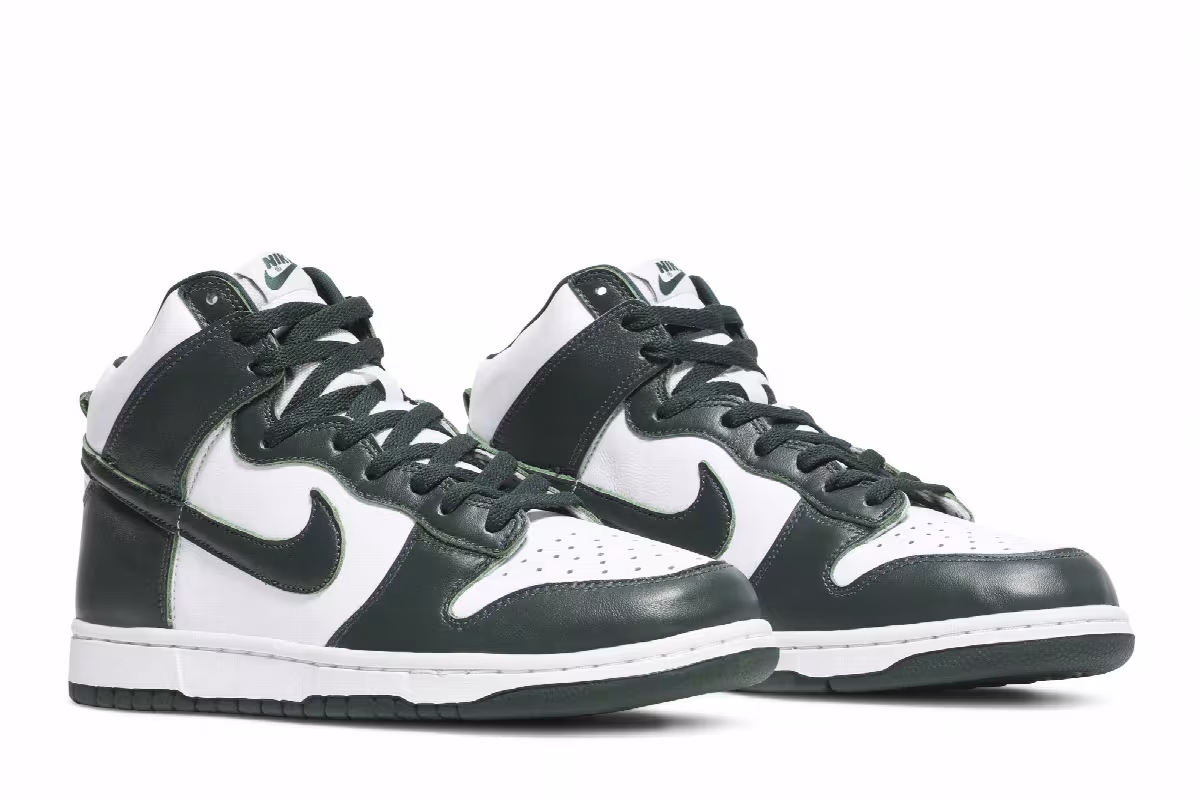 Nike Dunk High SP Spartan Green, view 9
