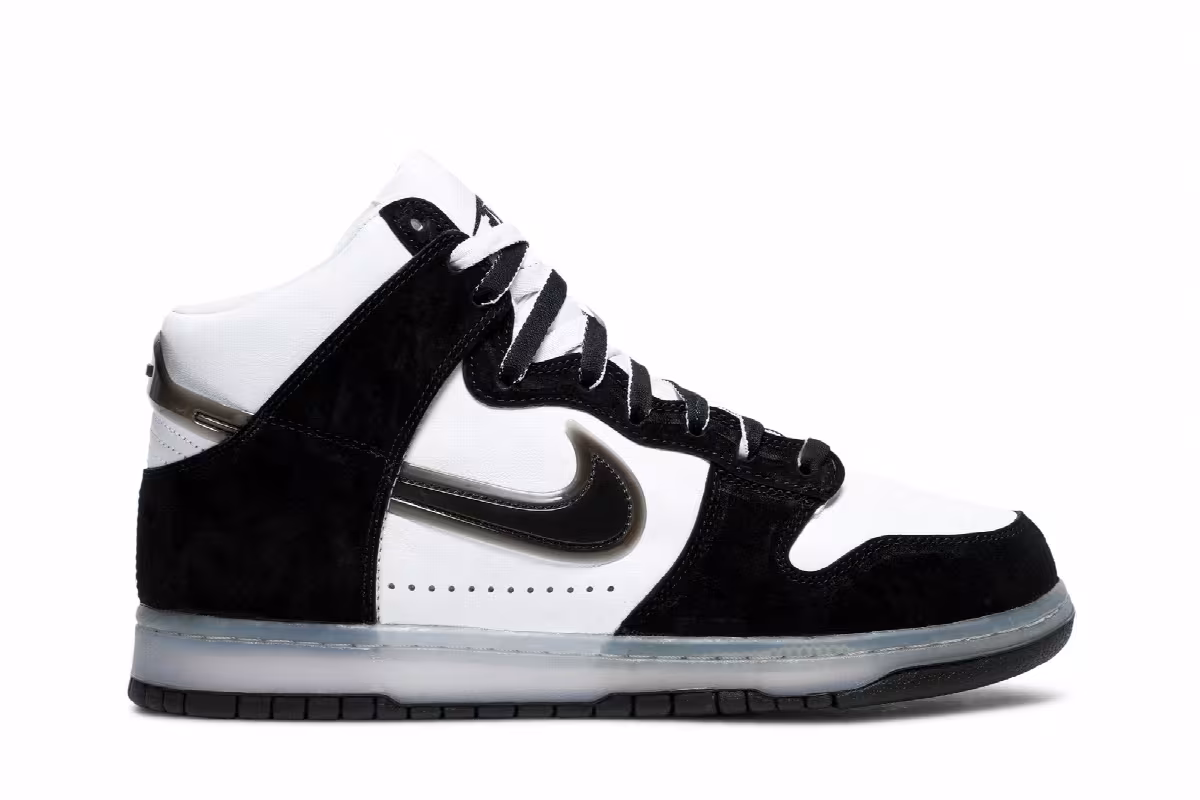 Slam Jam x Nike Dunk High Black, view 2