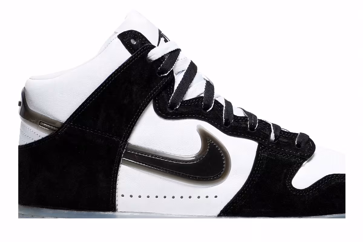 Slam Jam x Nike Dunk High Black, view 3