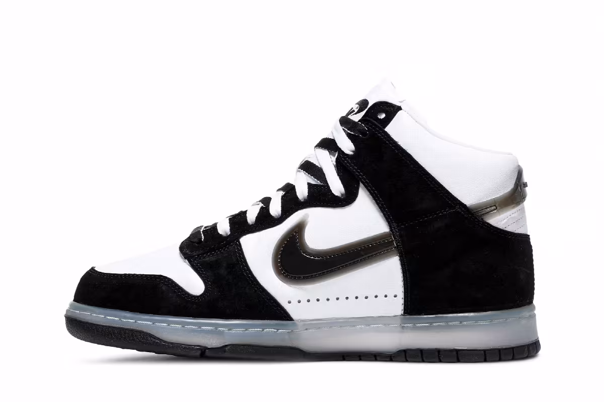 Slam Jam x Nike Dunk High Black, view 4