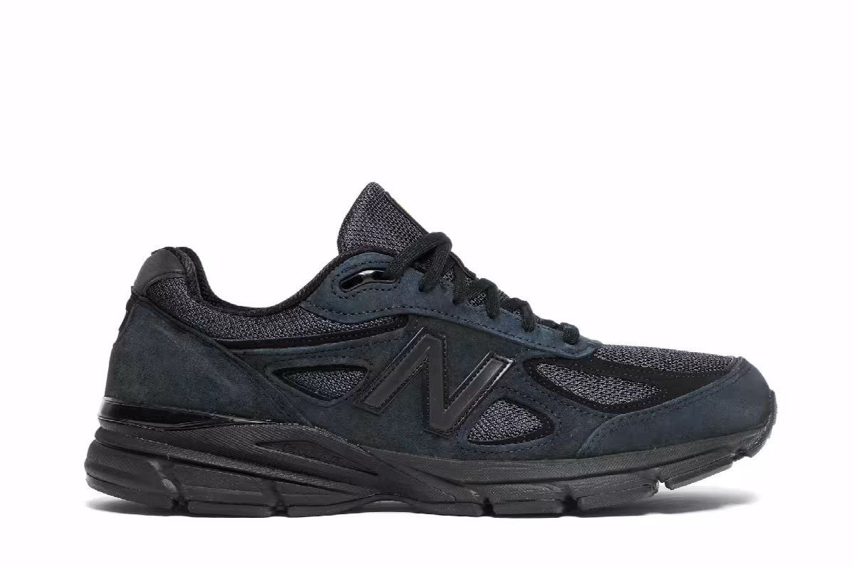 JJJJound x New Balance 990v4 Made in USA Navy, view 2