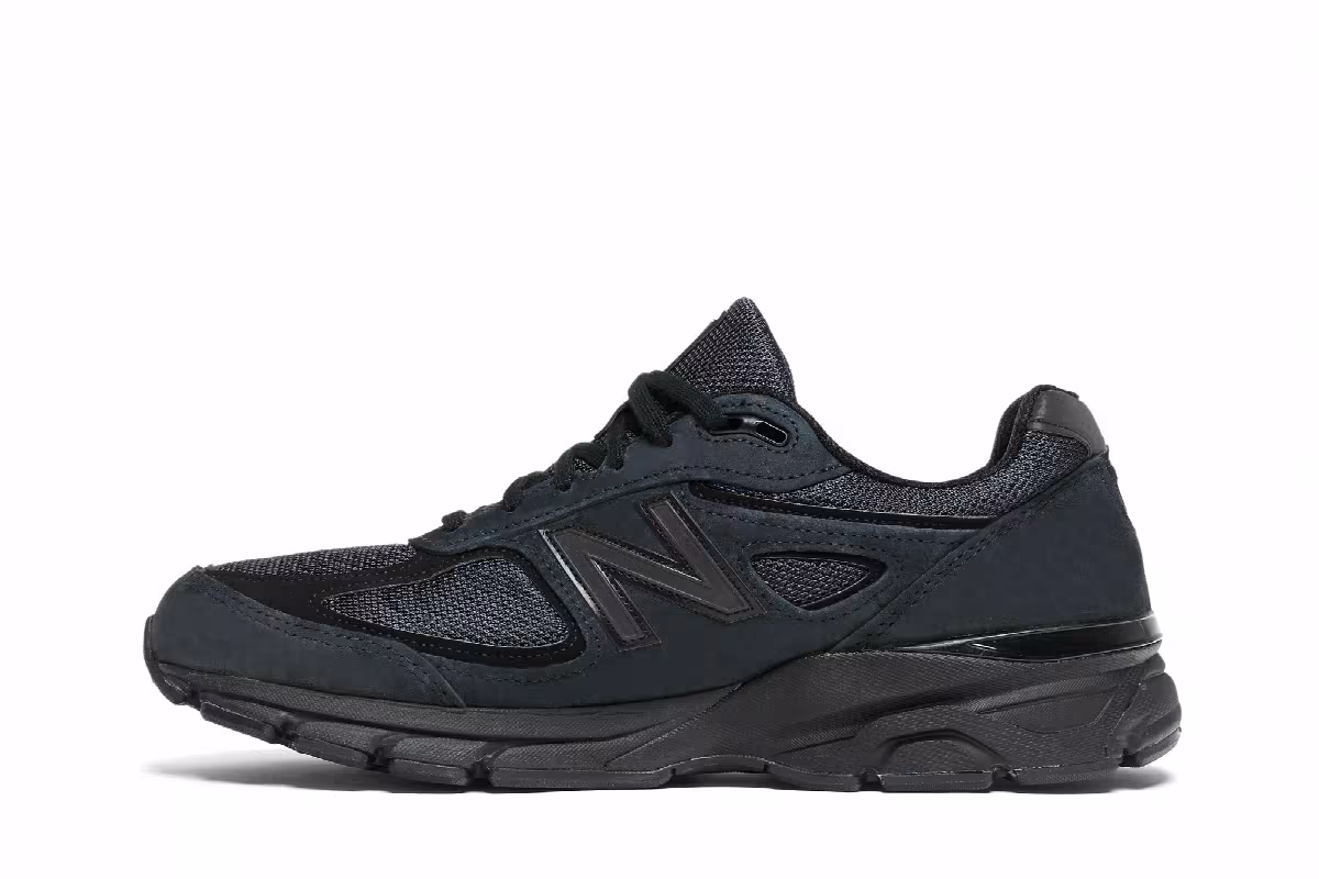 JJJJound x New Balance 990v4 Made in USA Navy, view 4