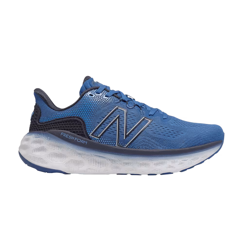 New Balance Fresh Foam More v3 2E Wide Laser Blue