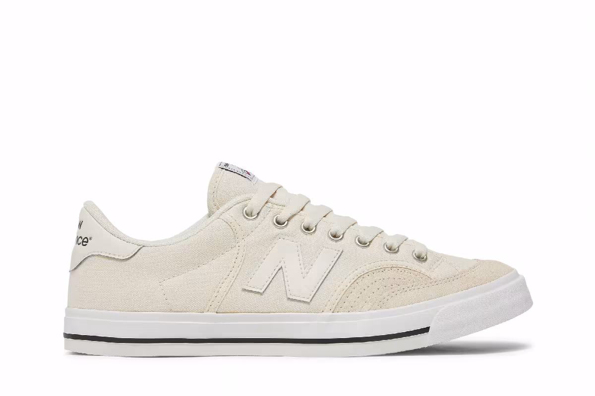 New Balance Numeric 212 White Red, view 2