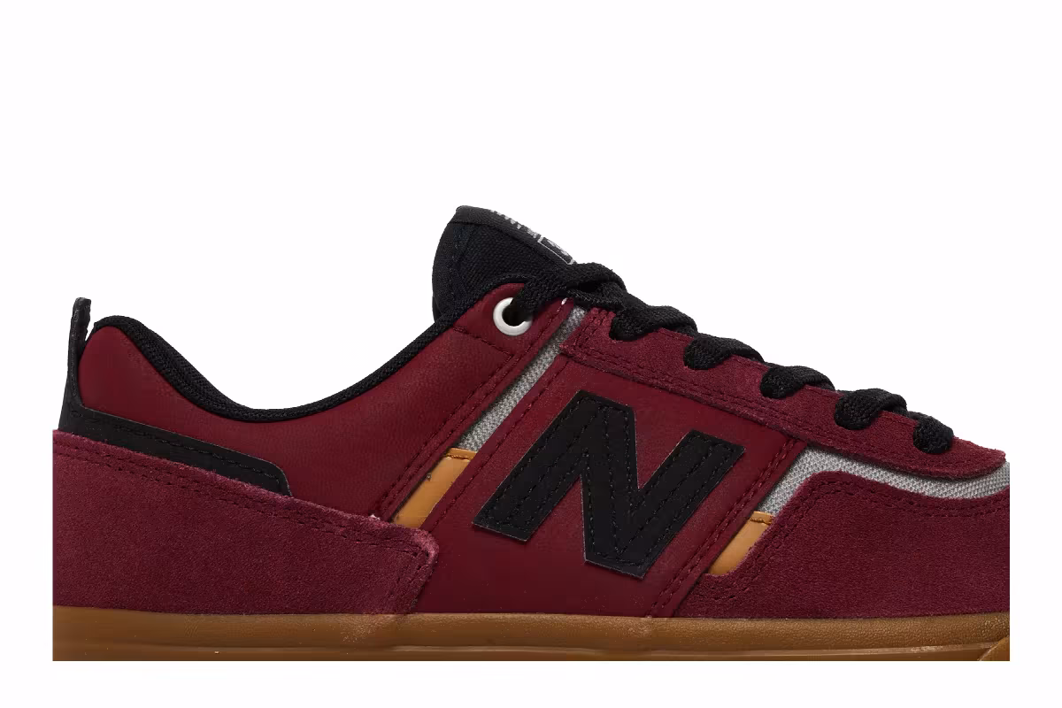 Jamie Foy x New Balance Numeric 306 Burgundy Gum, view 3