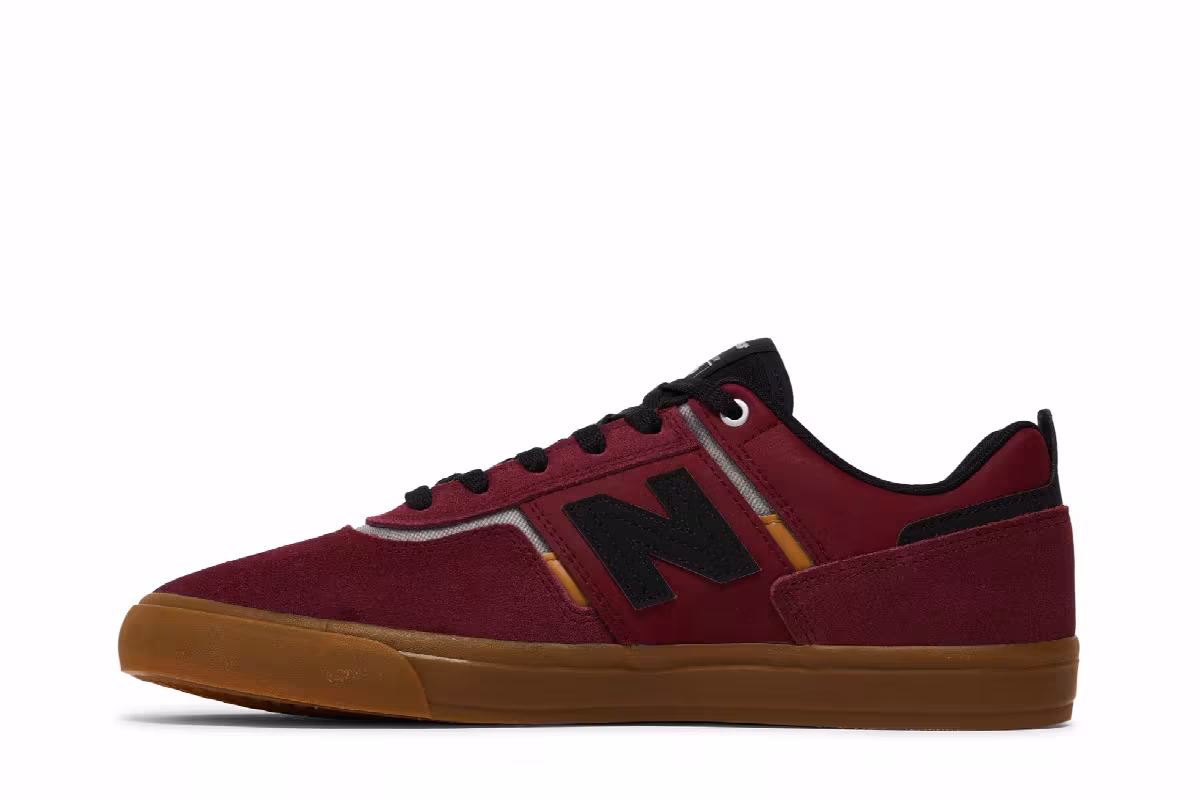 Jamie Foy x New Balance Numeric 306 Burgundy Gum, view 4