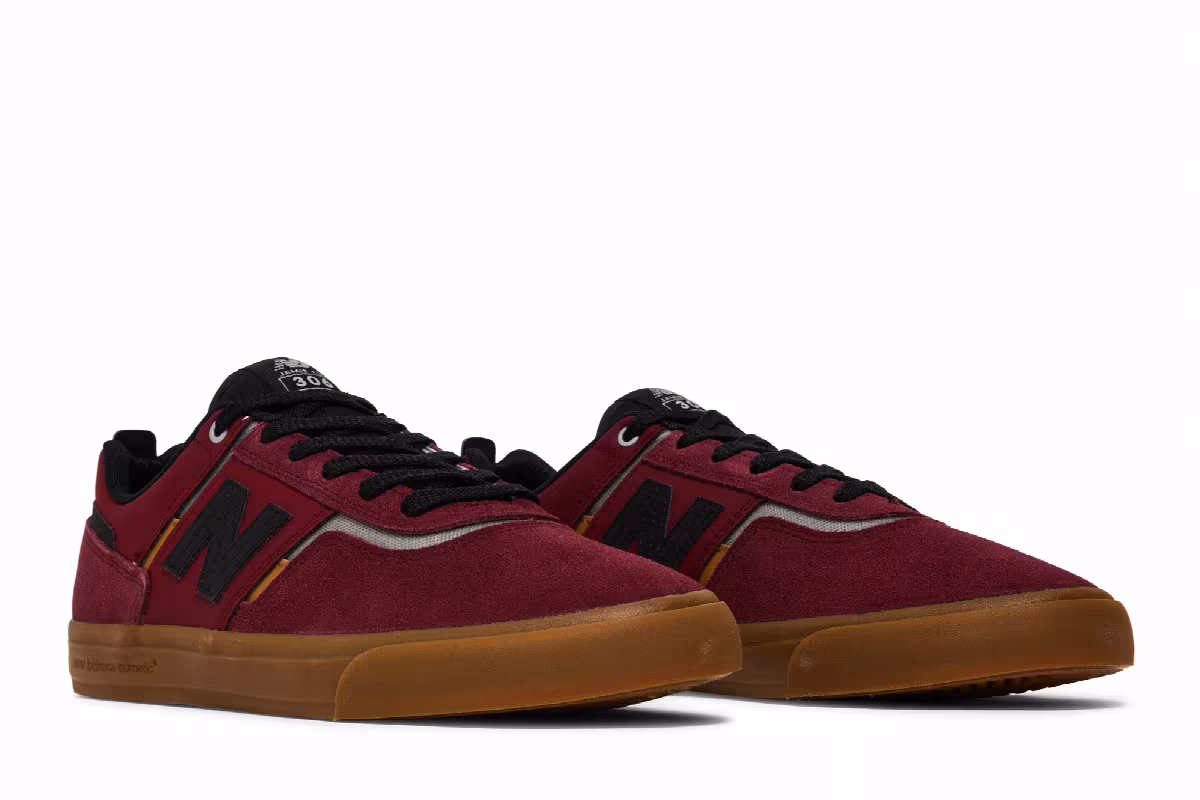 Jamie Foy x New Balance Numeric 306 Burgundy Gum, view 9
