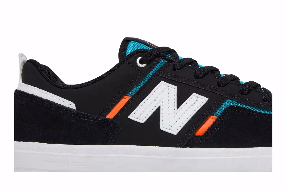New Balance Numeric 306 Black Orange, view 3