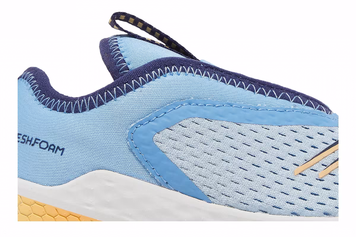New Balance Fresh Foam Fast v2 Toddler Wide Morning Tide Light Mango, view 3