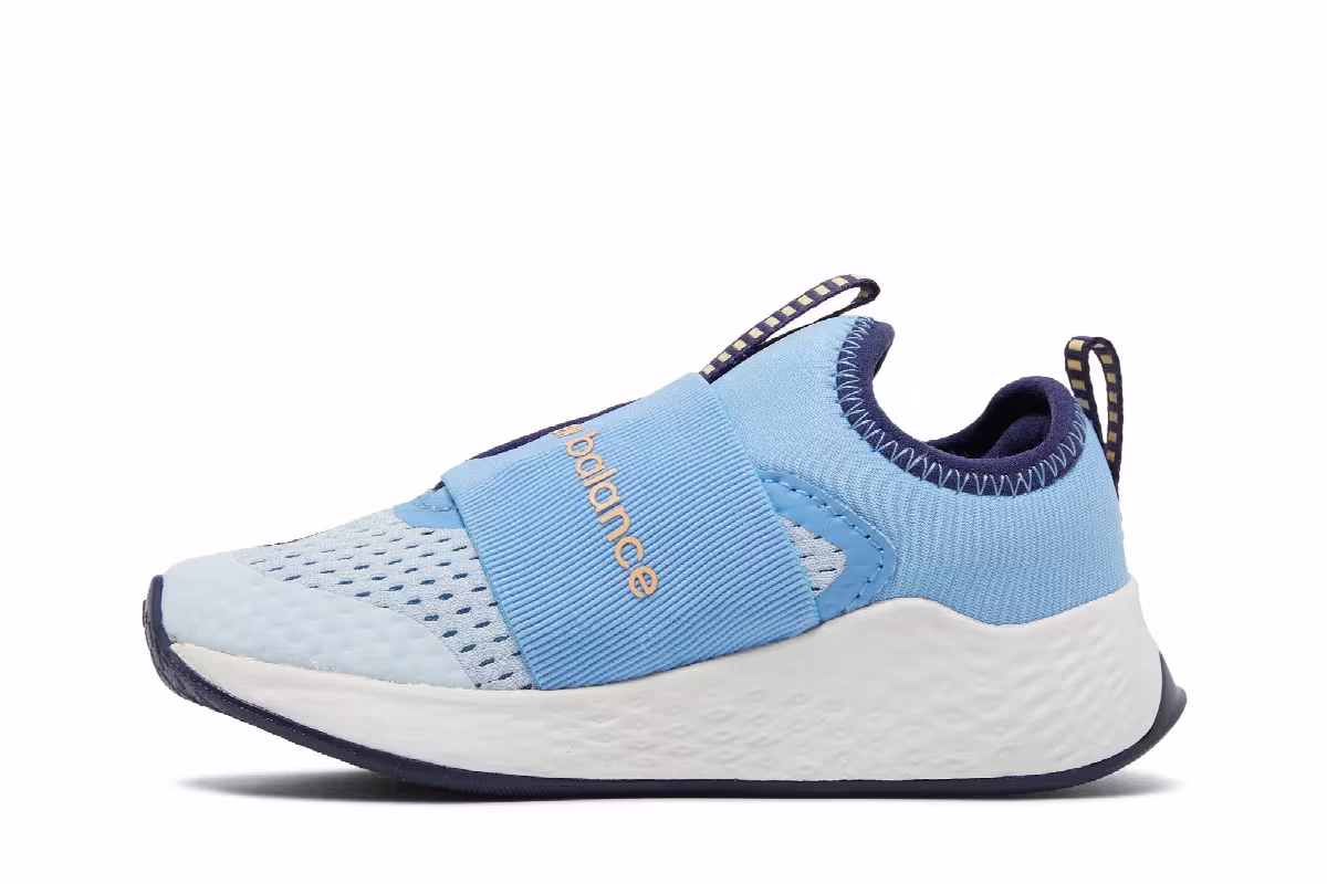 New Balance Fresh Foam Fast v2 Toddler Wide Morning Tide Light Mango, view 4