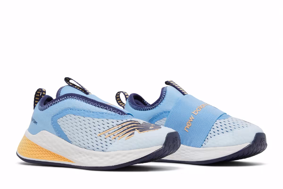 New Balance Fresh Foam Fast v2 Toddler Wide Morning Tide Light Mango, view 9