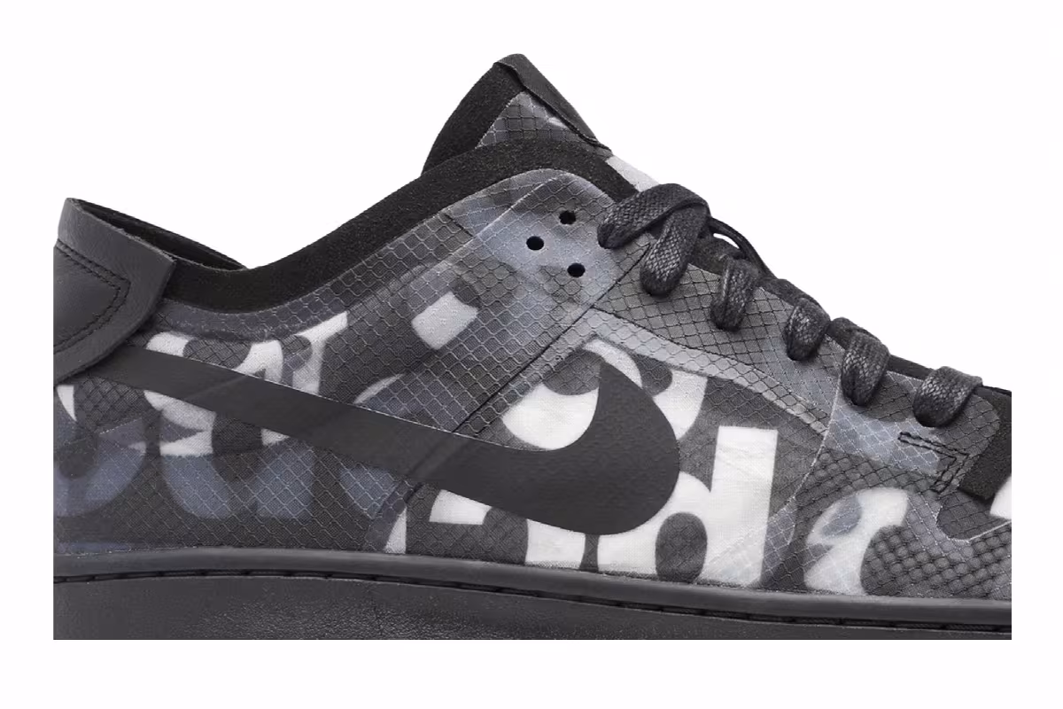 Comme des Garçons x Nike Women's Dunk Low Monogram Print, view 3