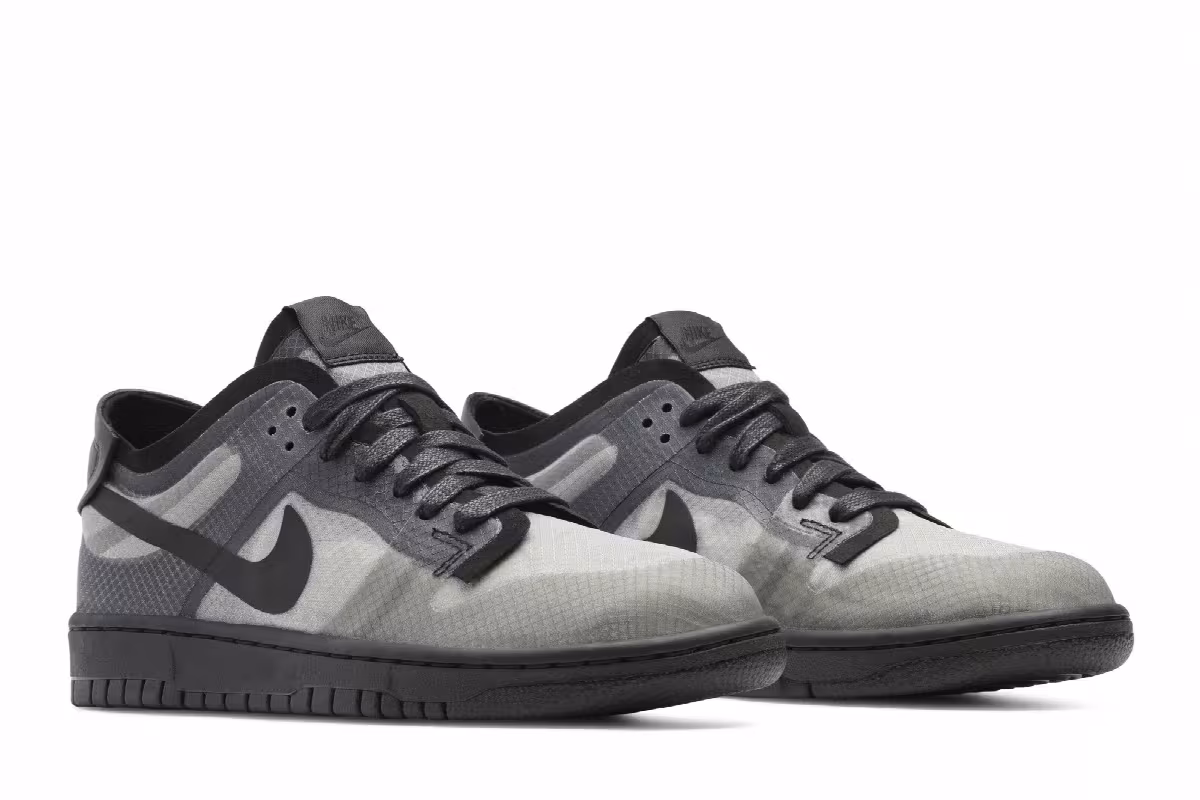 Comme des Garçons x Nike Women's Dunk Low Black Clear, view 9