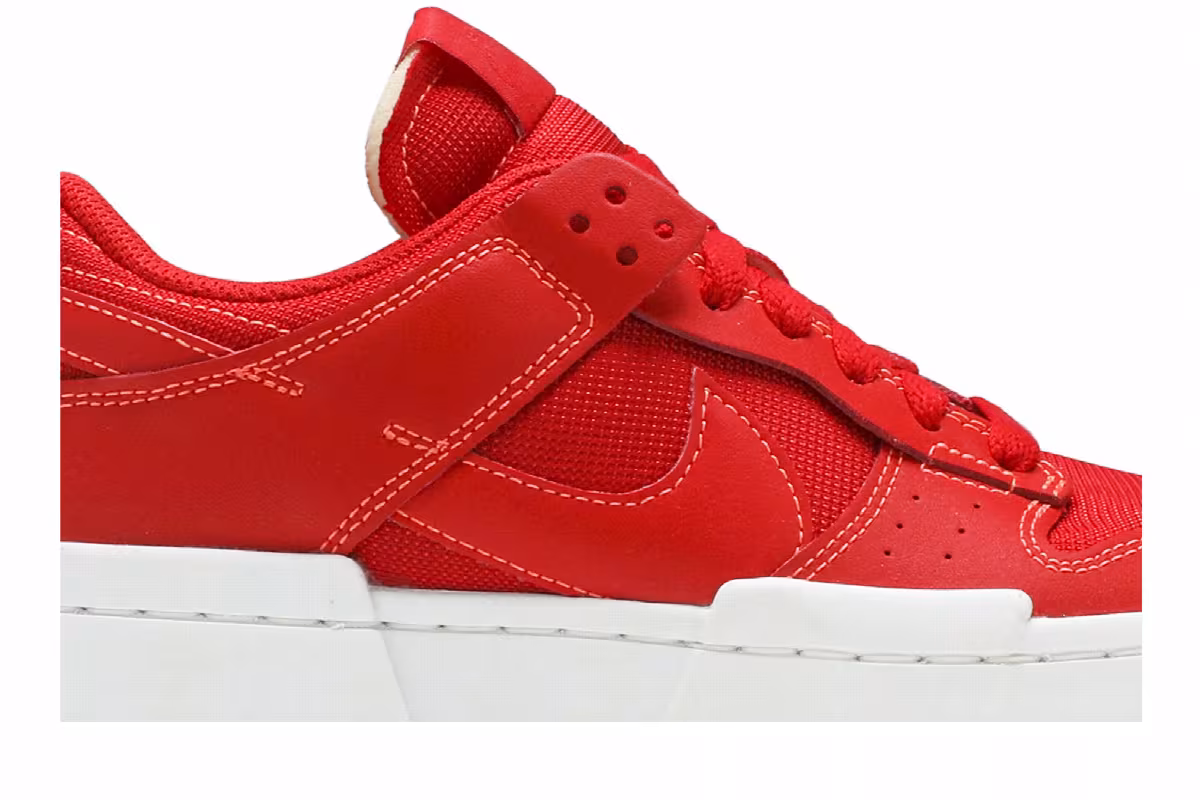 Nike Women's Dunk Low Disrupt Red Gum, view 3