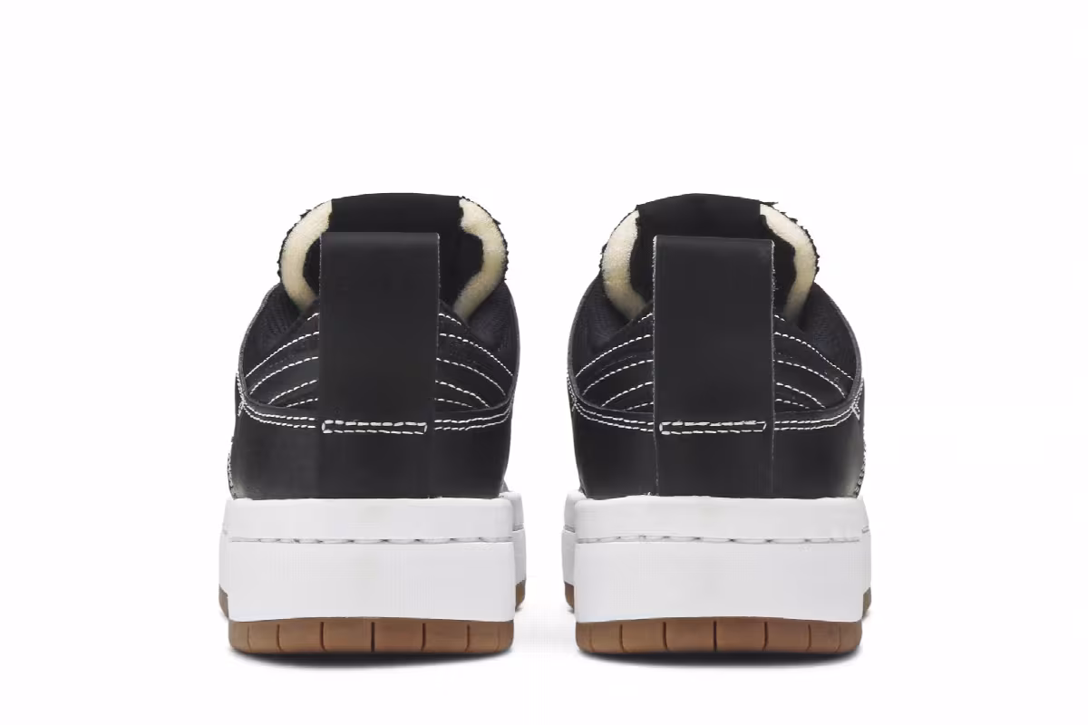 Nike Women's Dunk Low Disrupt Black Gum, view 7