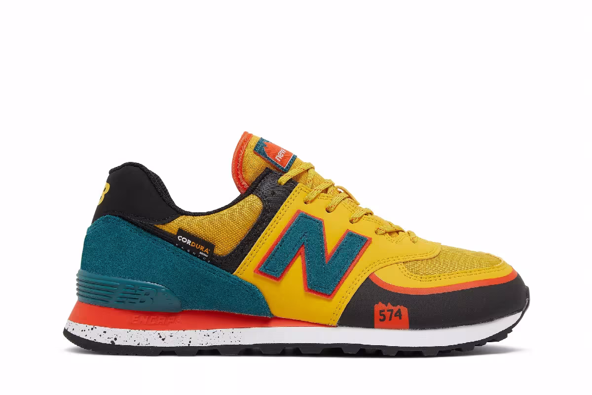 New Balance 574T Harvest Gold Blaze, view 2
