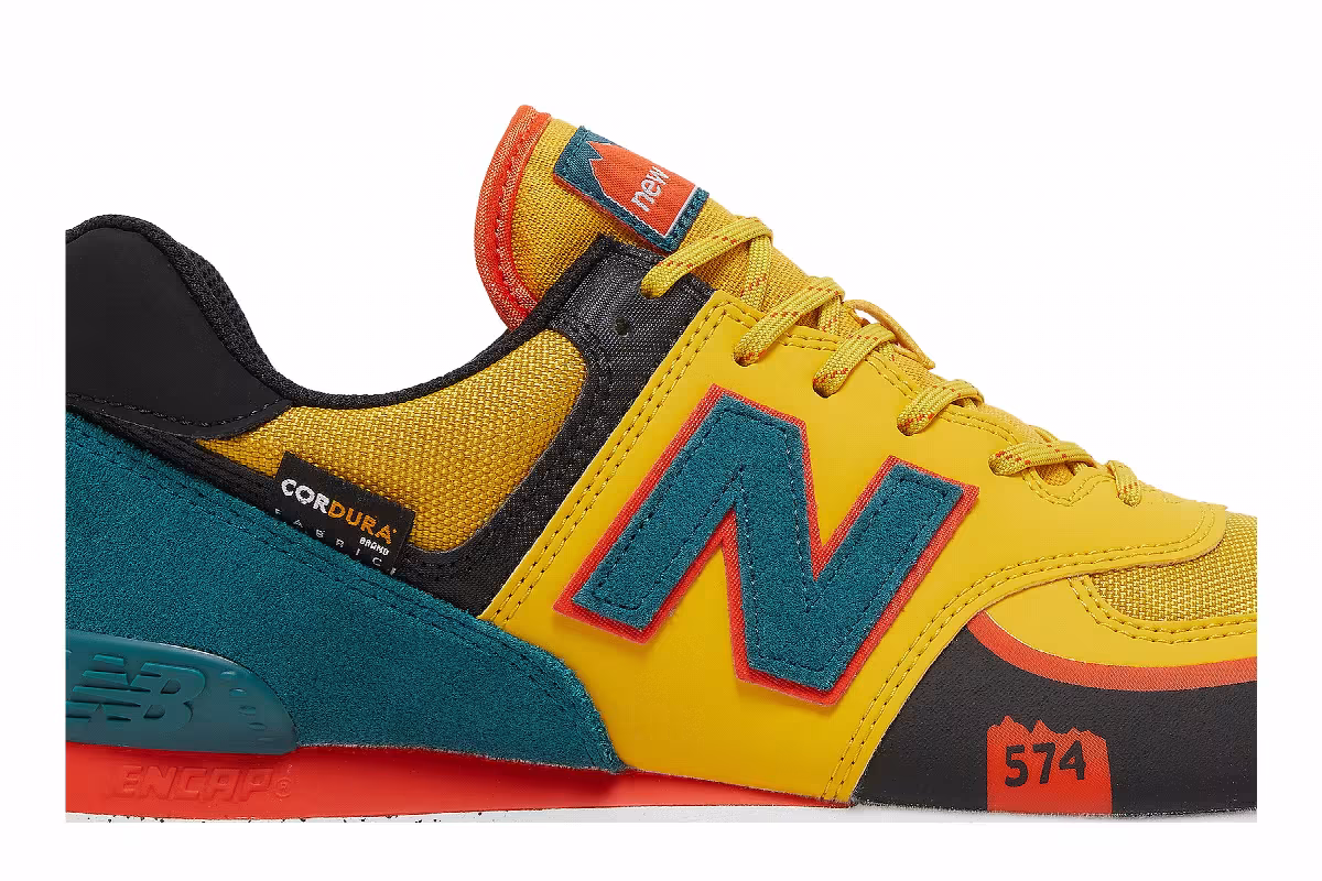 New Balance 574T Harvest Gold Blaze, view 3
